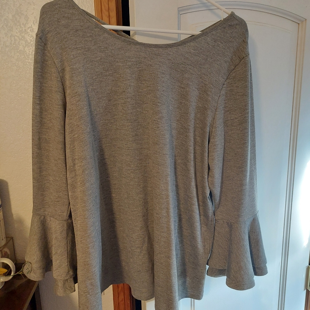 Lane Bryant Grey Shirt